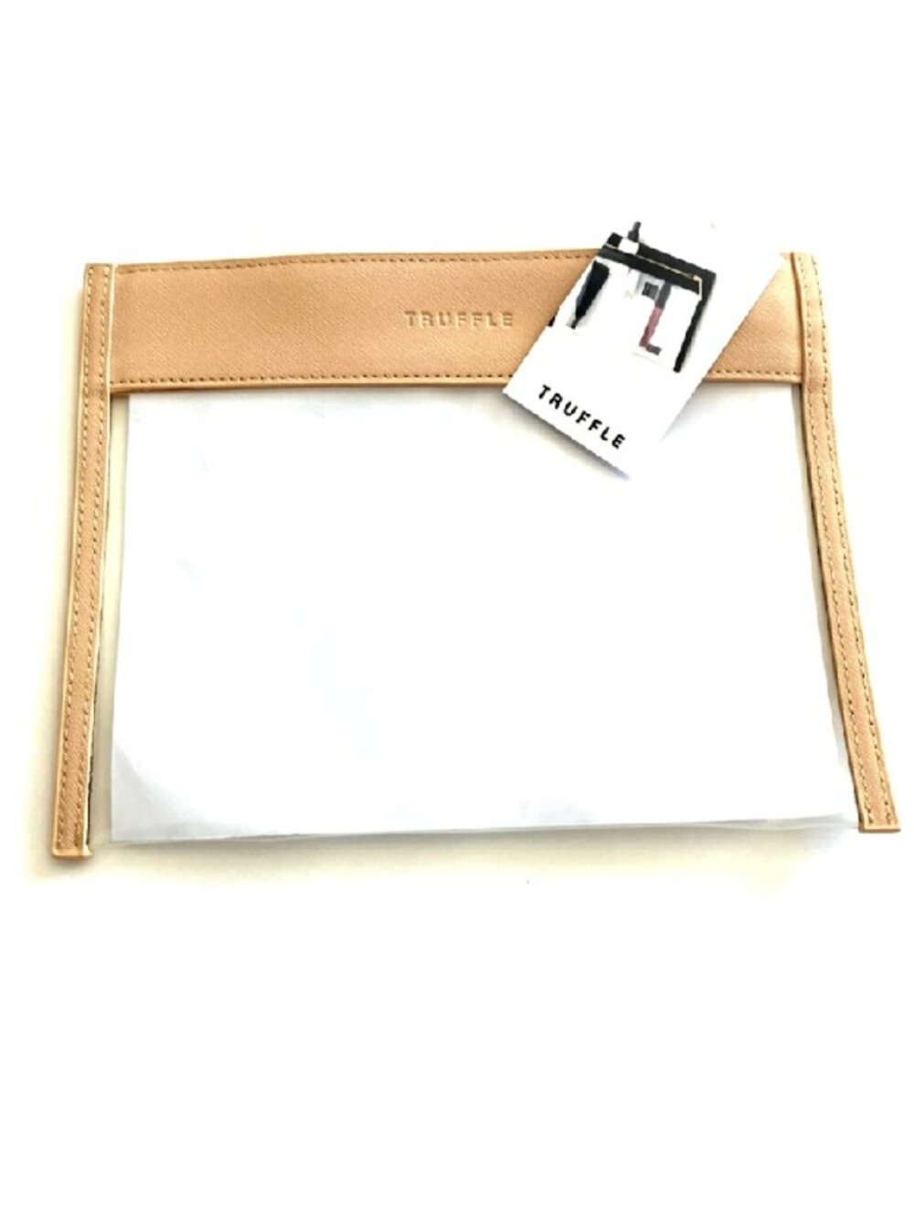 Truffle Clarity Clutch Small in Dusty Blush - Rare/Discontinued - New in Package